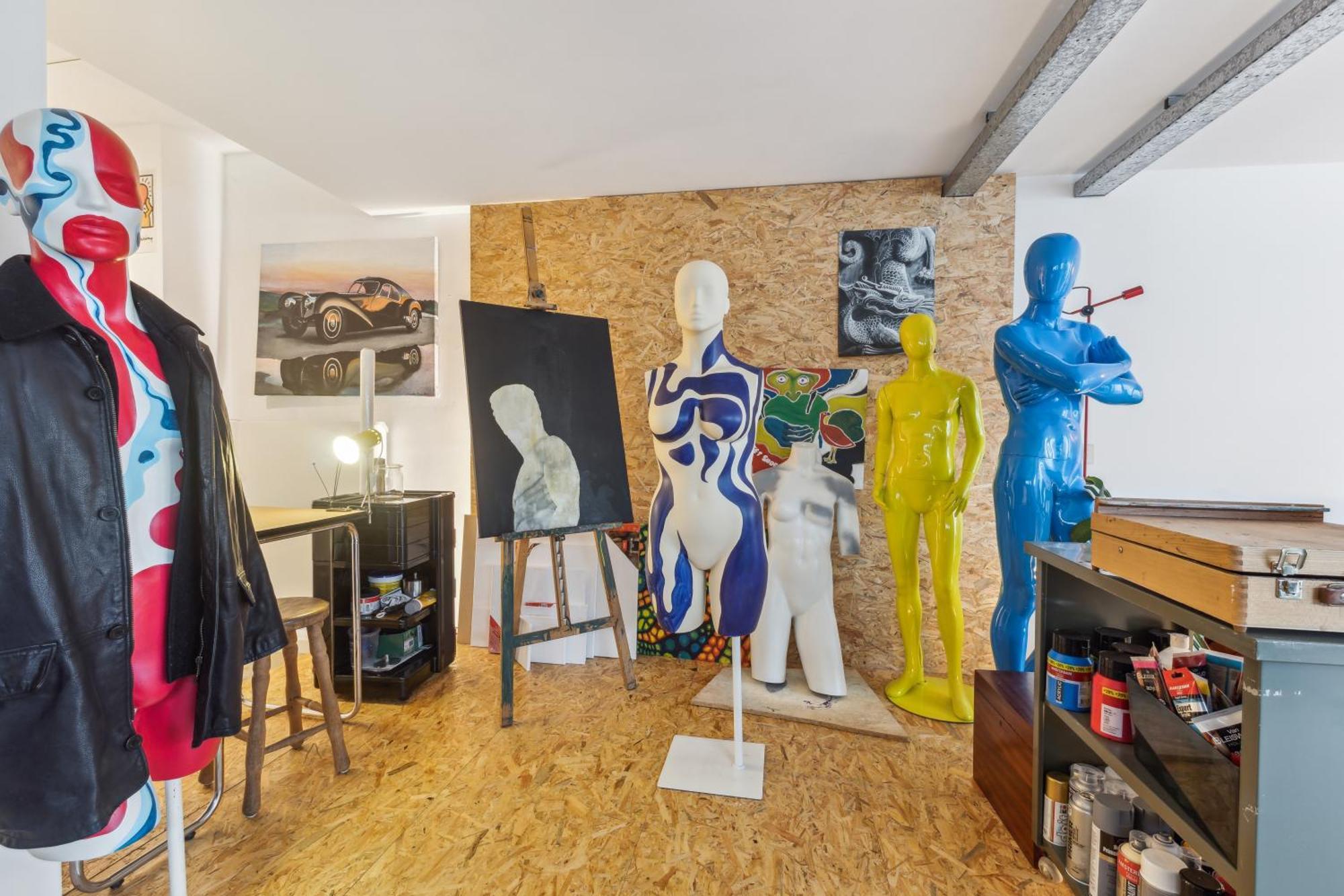 Cosy Art Studio Near Station With Bikes And Garden Ghent Luaran gambar